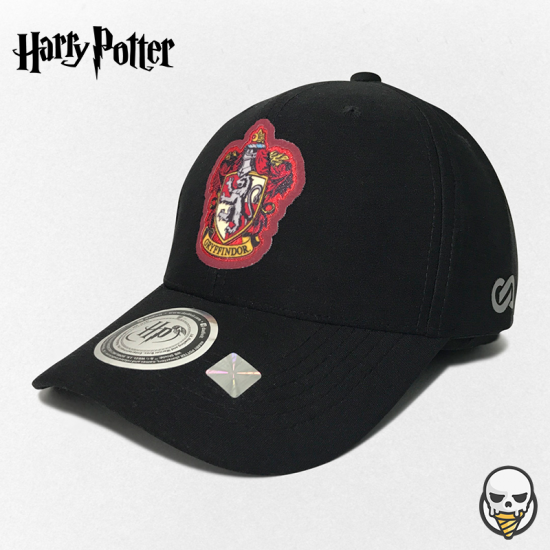 Gorra Harry Potter Logo Griffindor (Negro)