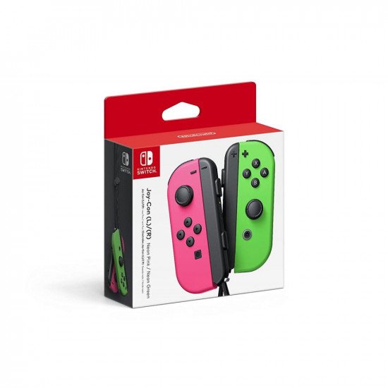 Control para Nintendo Switch Joy Con (Rosado/Verde)