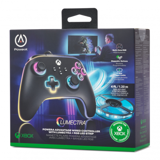 Control para Xbox Lumectra con tira de LED RGB Lumectra +